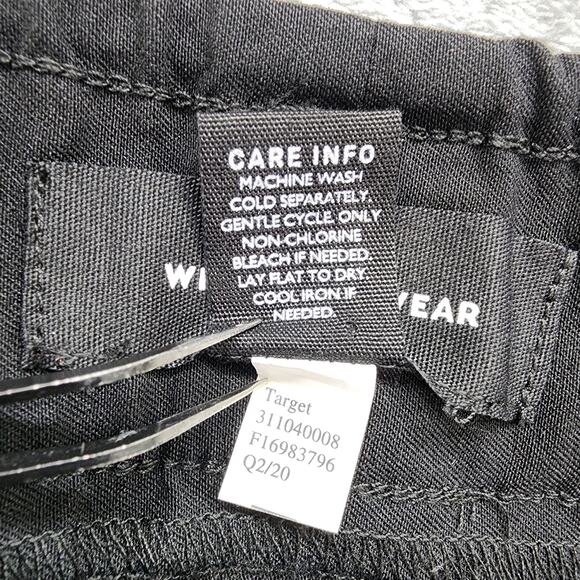 Who What Wear Pants Womens 16 Black High Rise Cropped Pull On Stretch Office - Picture 4 of 9